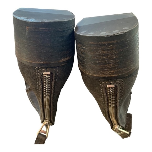 Dolce Vita Tucker Dark Grey Suede Ankle Boots Women's sz 9 EUC - Picture 7 of 11